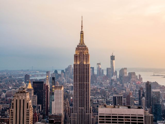 Empire State Building 86th Floor Observation Deck Sunrise + Starbucks