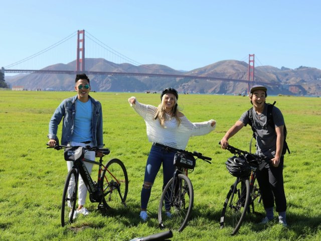 Visite à vélo de 3 heures du Golden Gate Bridge à San Francisco