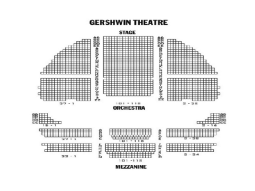 Seating chart (for reference only, subject to actual ticket issuance)